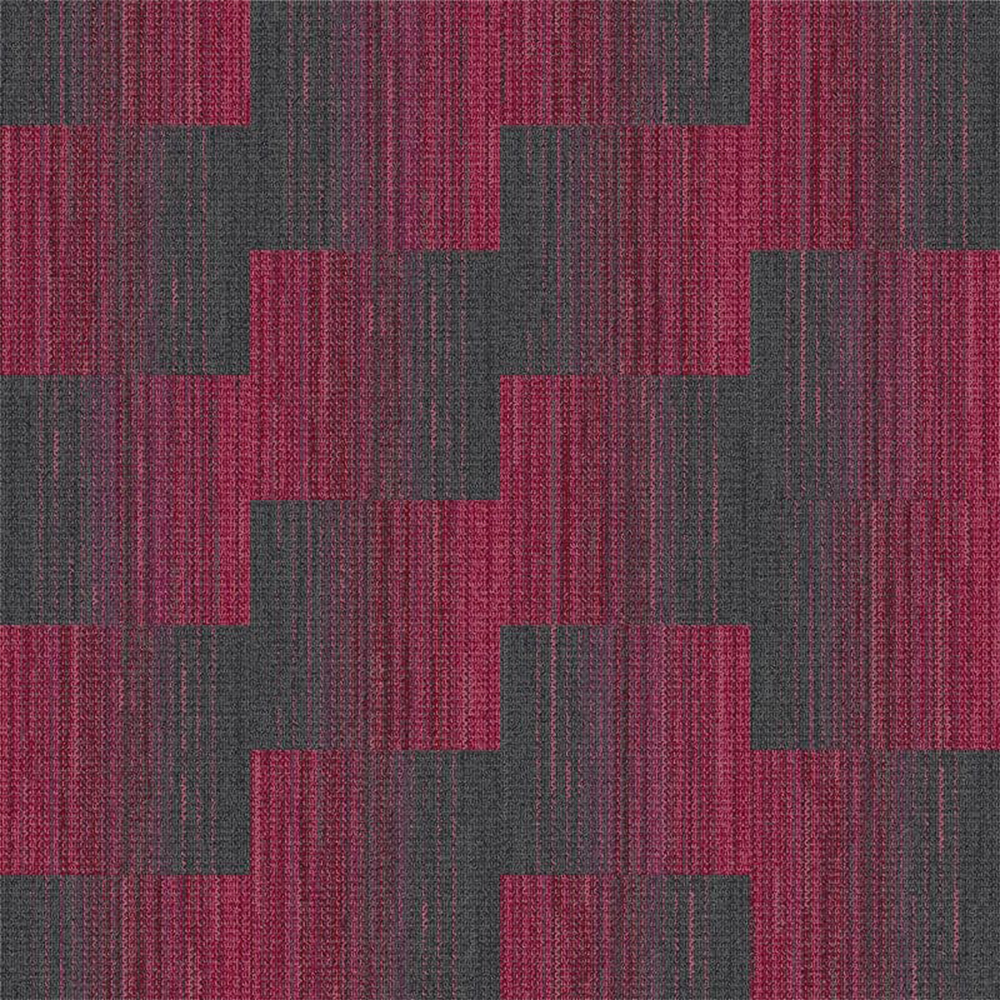 Cquest Bio: WG200 Coloured Carpet Tile; (50x50)cm, Grey/Maroon