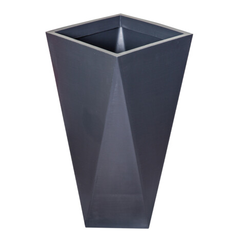 Top Planter: Tall Tapered Planter (code:07); (39 x 76 H)cm, Charcoal Grey 1