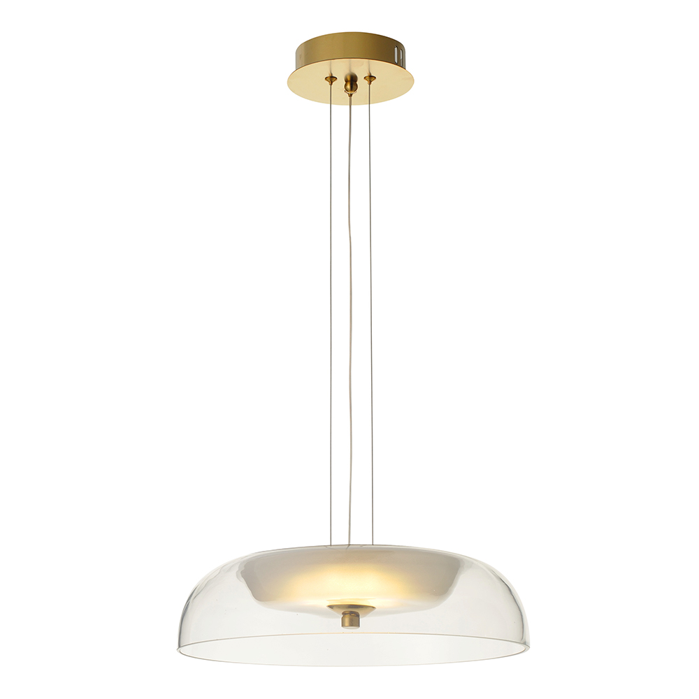 Domus: LED Pendant Lamp With Sanan Chip: Gold/Clear 1