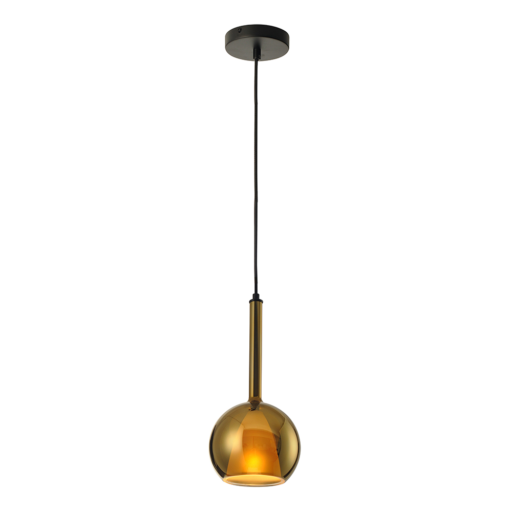 Domus: Pendant Lamp; Gold/Black 1
