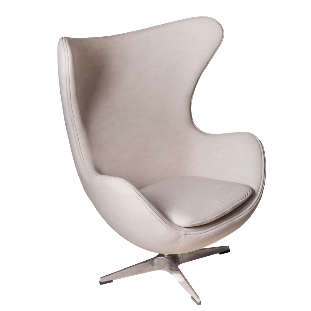 Fabric Leisure Chair; (109.5x84.5x76.5)cm, Beige