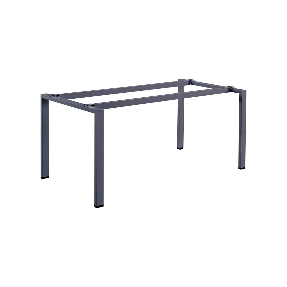 Steel Base For Office Desk; (160x80x75)cm, Iron Grey 1