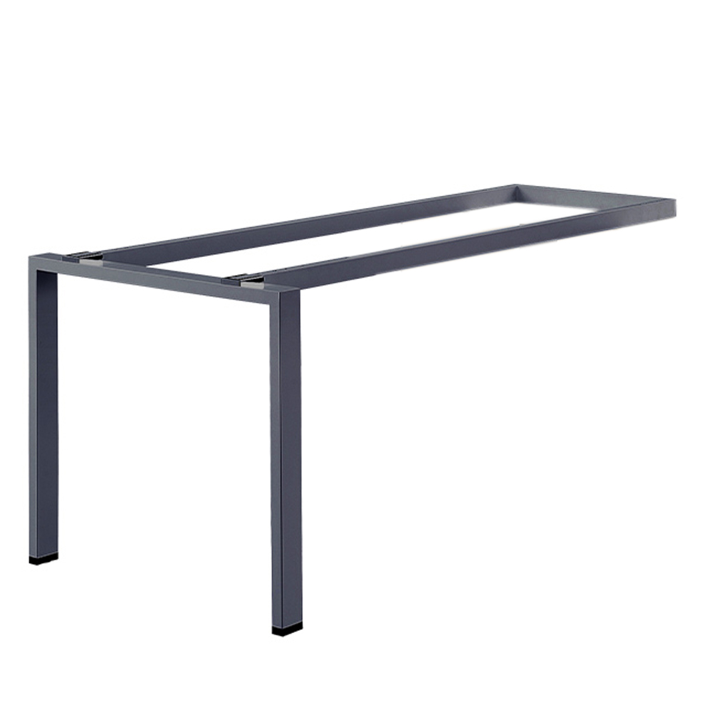 Steel Base For Office Desk; (180x80x75)cm, Iron Grey 1