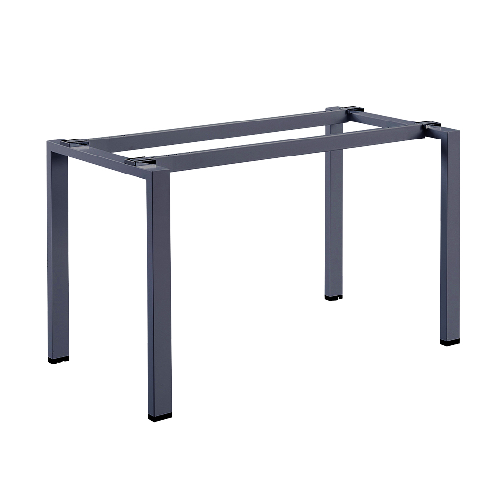 Steel Base For Office Desk; (120x60x75)cm, Iron Grey 1
