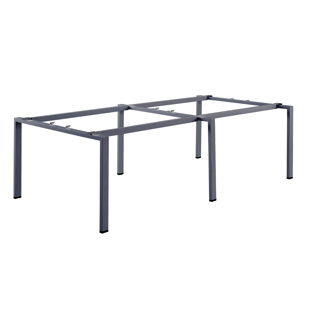 Steel Base For Office Desk; (240x120x75)cm, Iron Grey 1