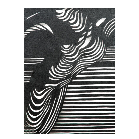 Oil Painting: Zebra Wawan; (50x70x4)cm 1