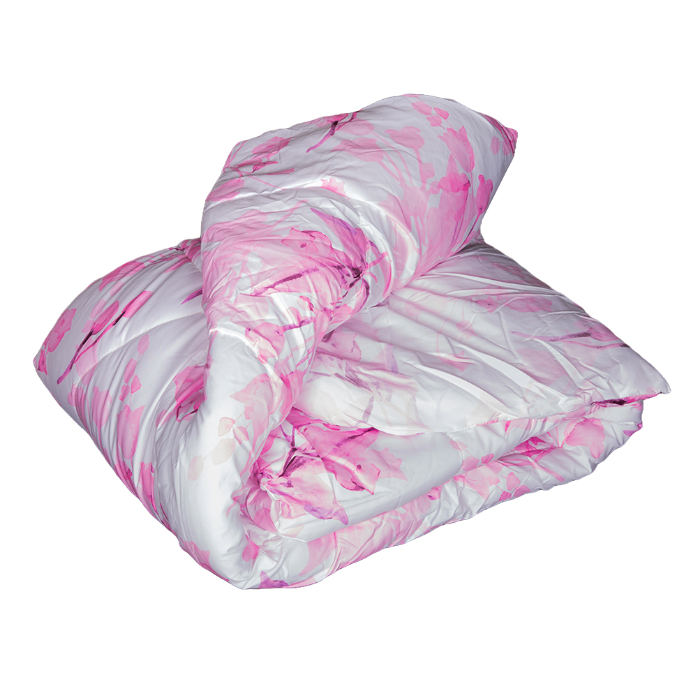DOMUS: Single Printed Hearts Pettern Comforter Set, 3pc, Multicolor