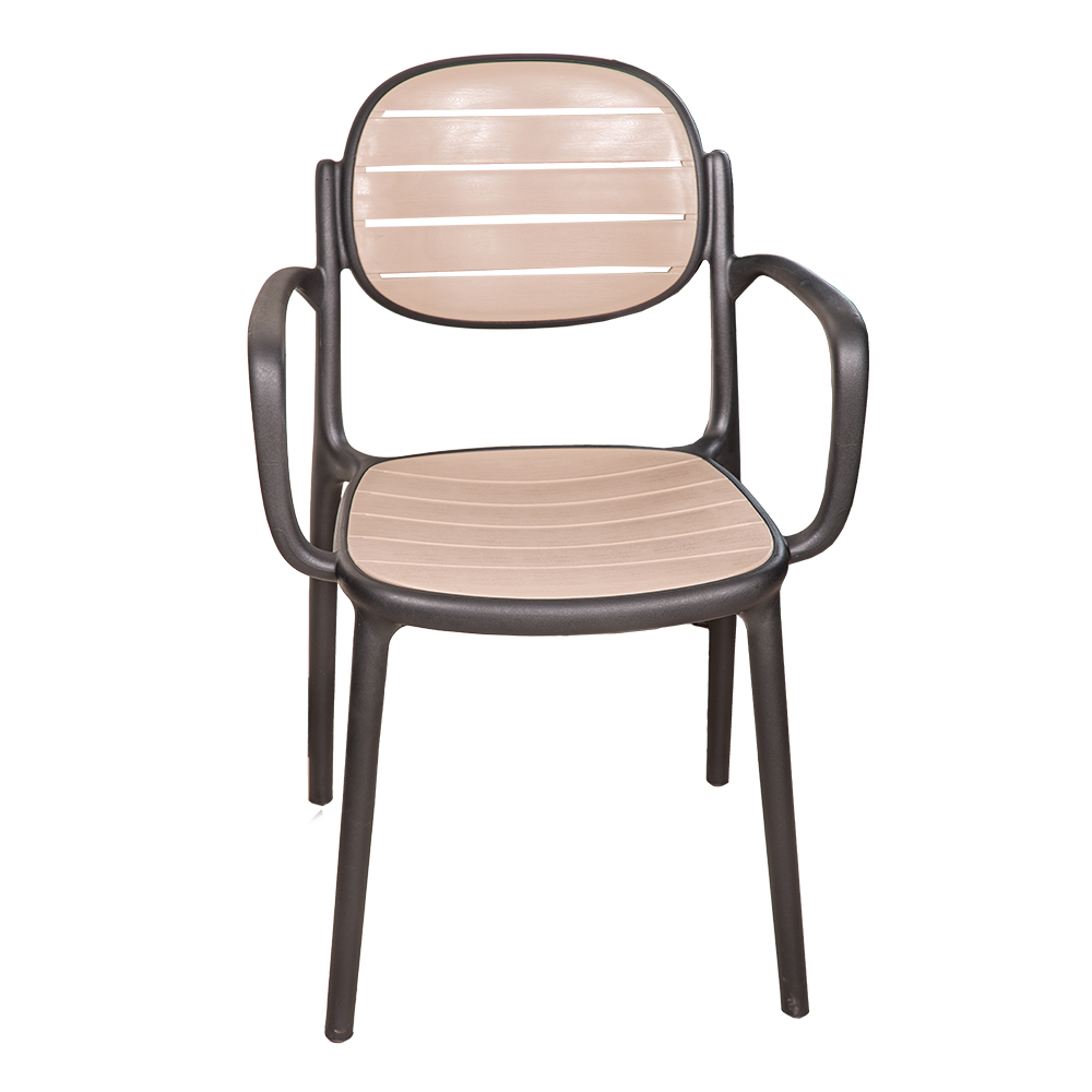 Plastic Relax Chair With Arm Rest, (72x55x94)cm 1