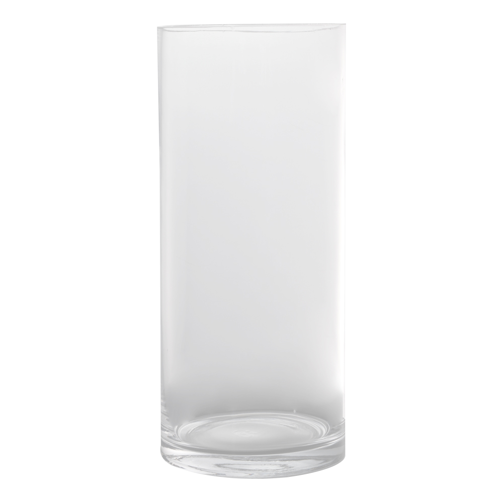 Domus: Clear Glass Vase; 28cm 1