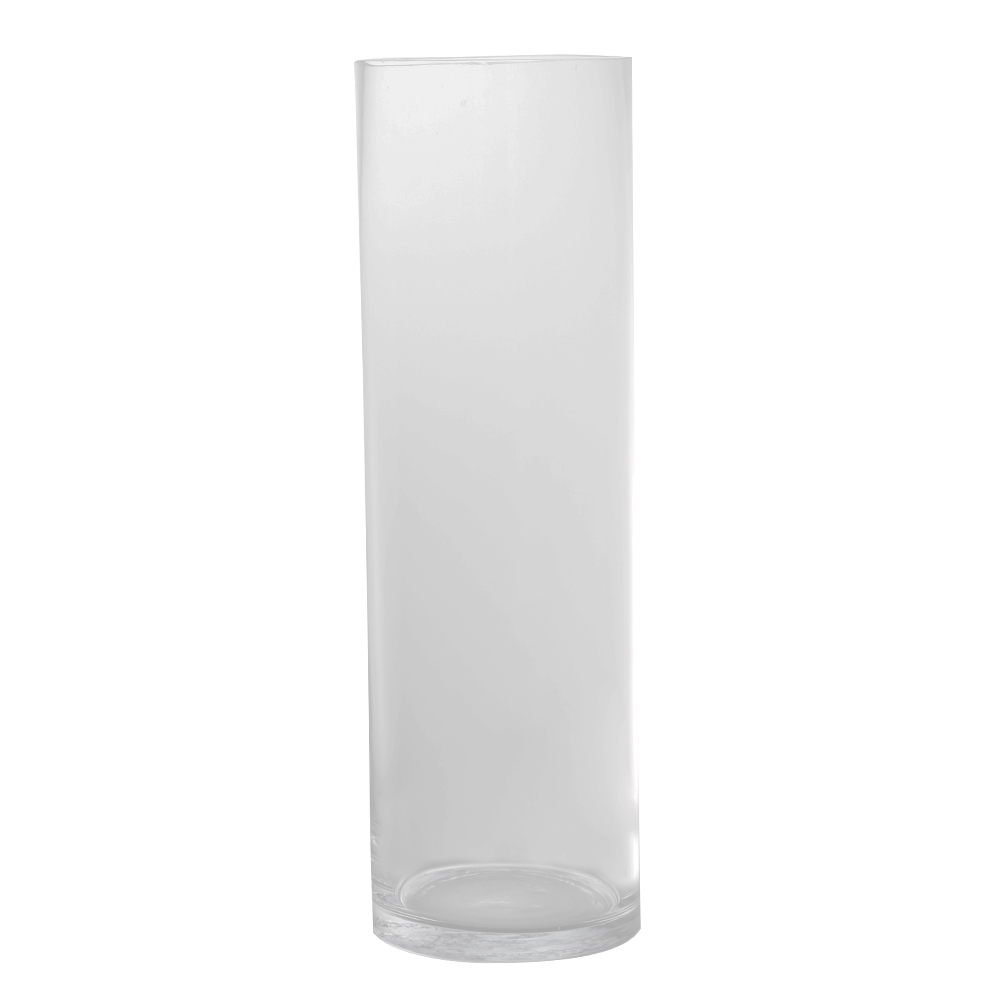 Domus: Clear Glass Vase; 46cm 1
