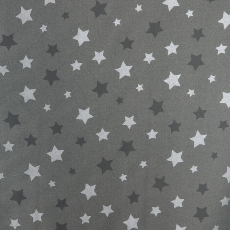 Tana 1003: Ferri: Stars Pattern Furnishing Fabric; 140cm, Grey 1