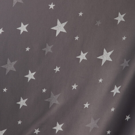 Tana 1003: Ferri: Stars Pattern Furnishing Fabric; 140cm, Black 1