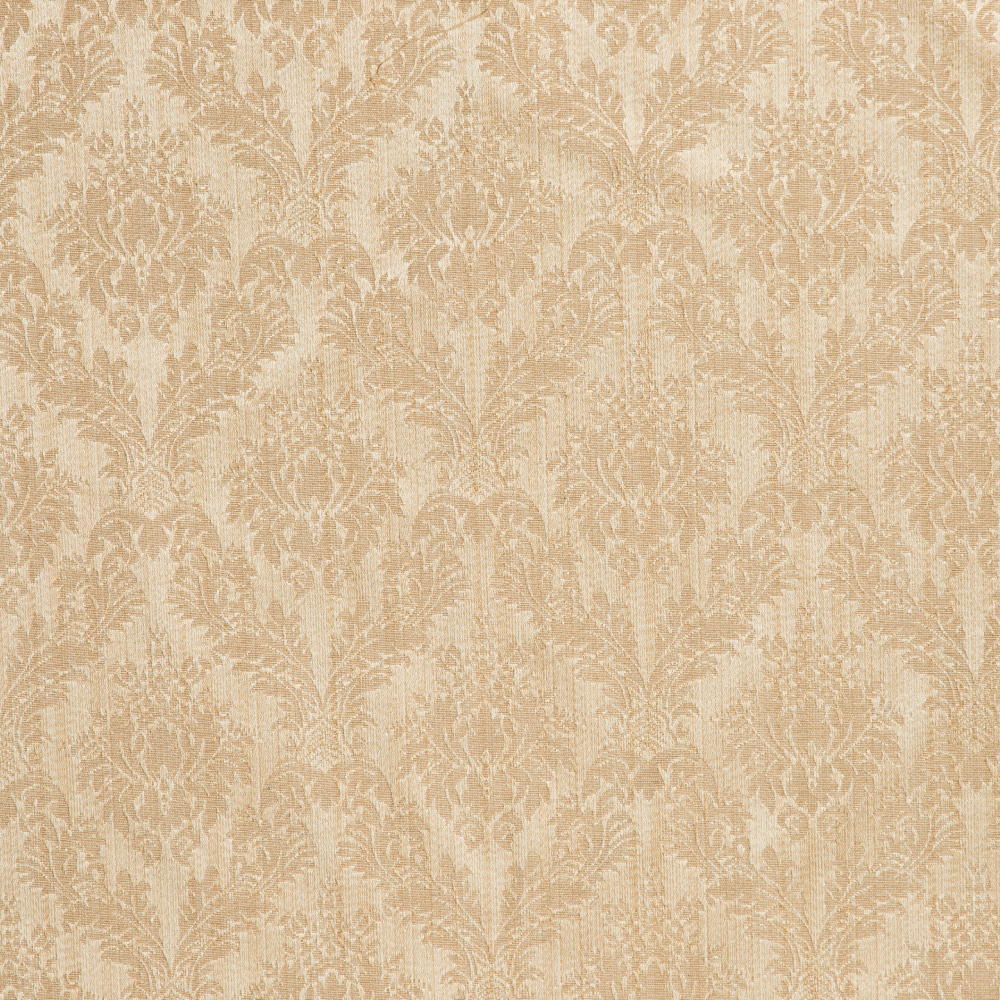 VORTEX Collection: Polyester Cotton Floral Jacquard Fabric 280cm, Beige 1