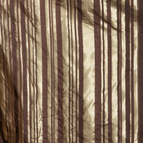139 Single Width: York  Striped Furnishing Fabric; 140cm, Brown 1