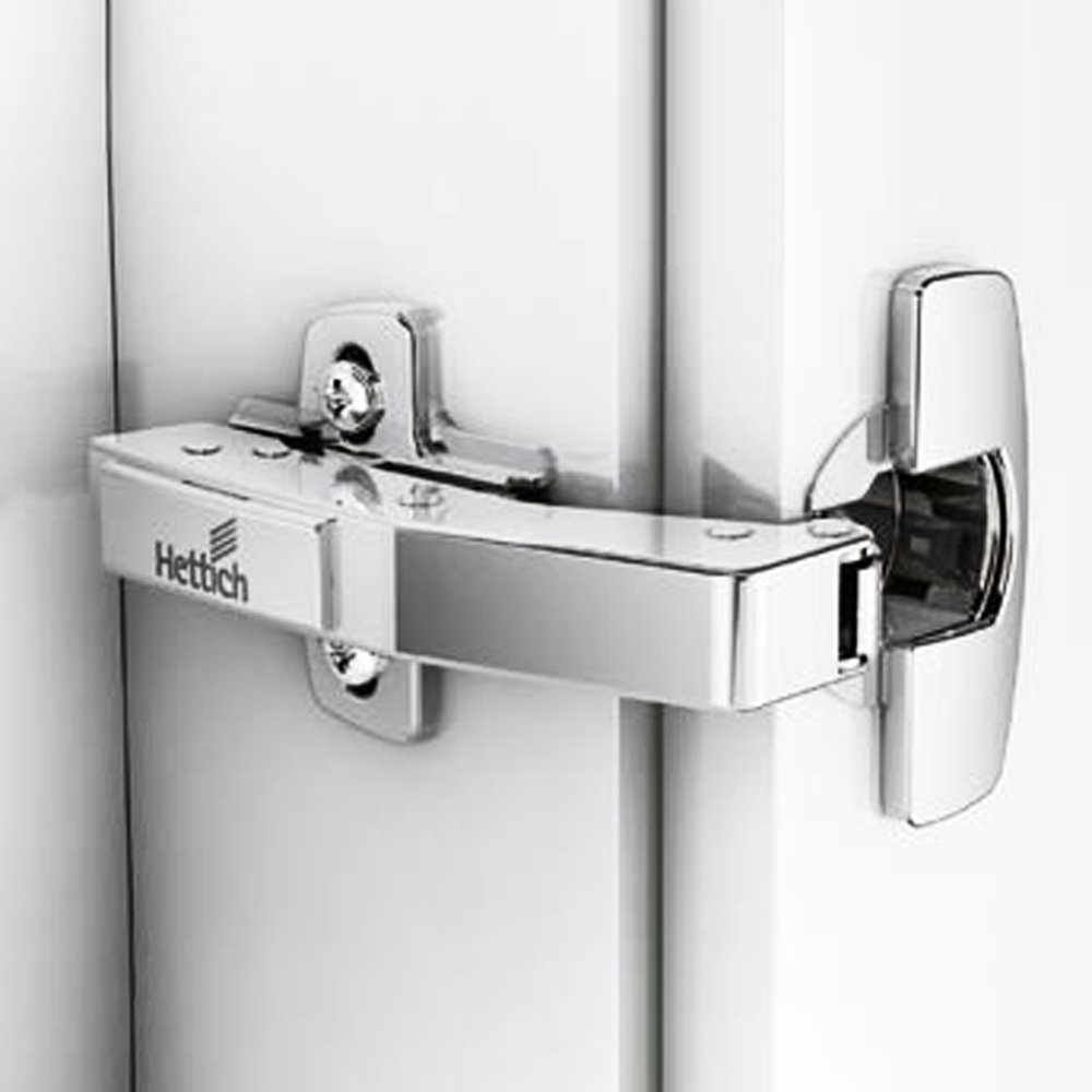 Hettich: Sensys Furniture Hinge, Wide Angle With Linear Mounting Base For Pressing, D=0